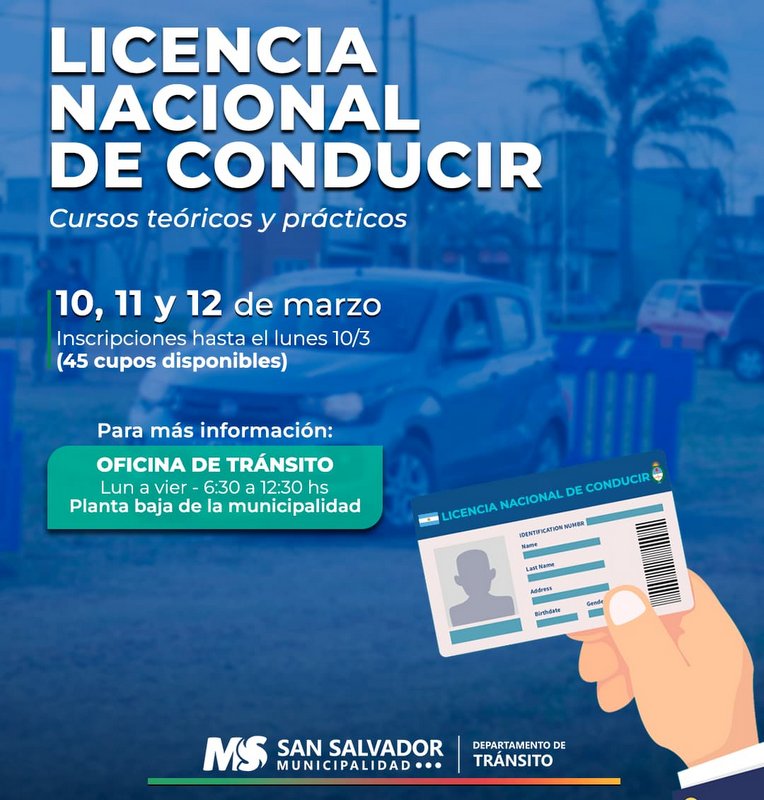 licencia conducir