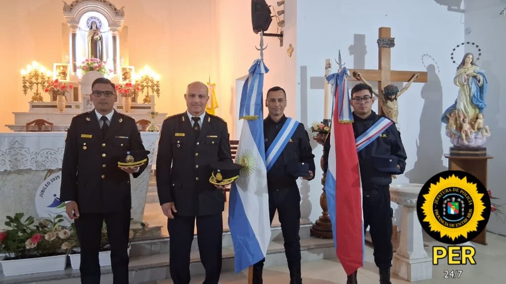 policia en parroquia