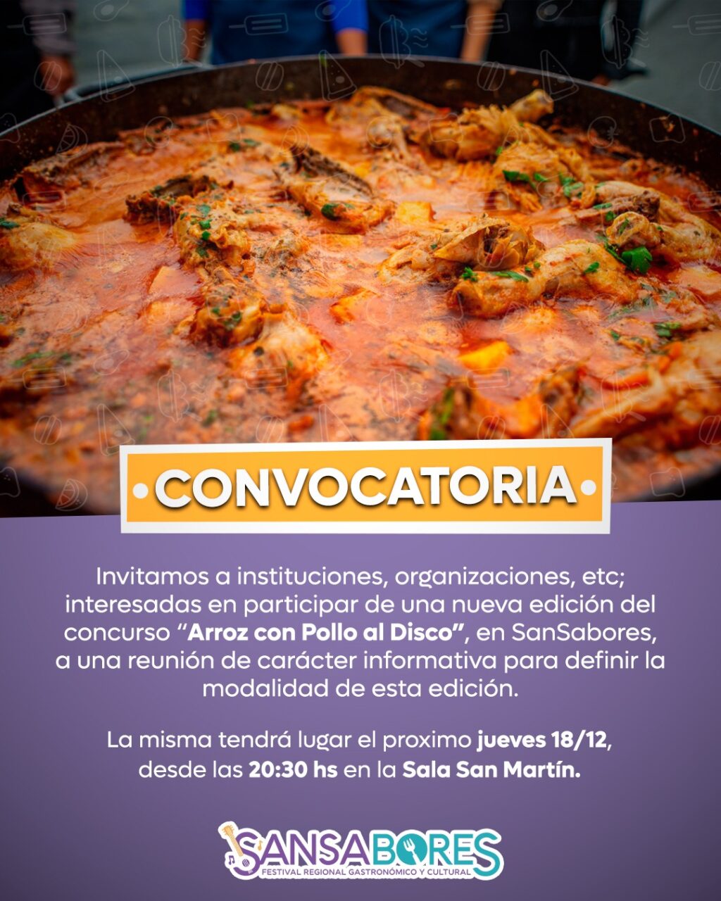 arroz pollo al disco