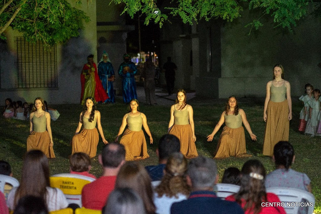 pesebre viviente danzas