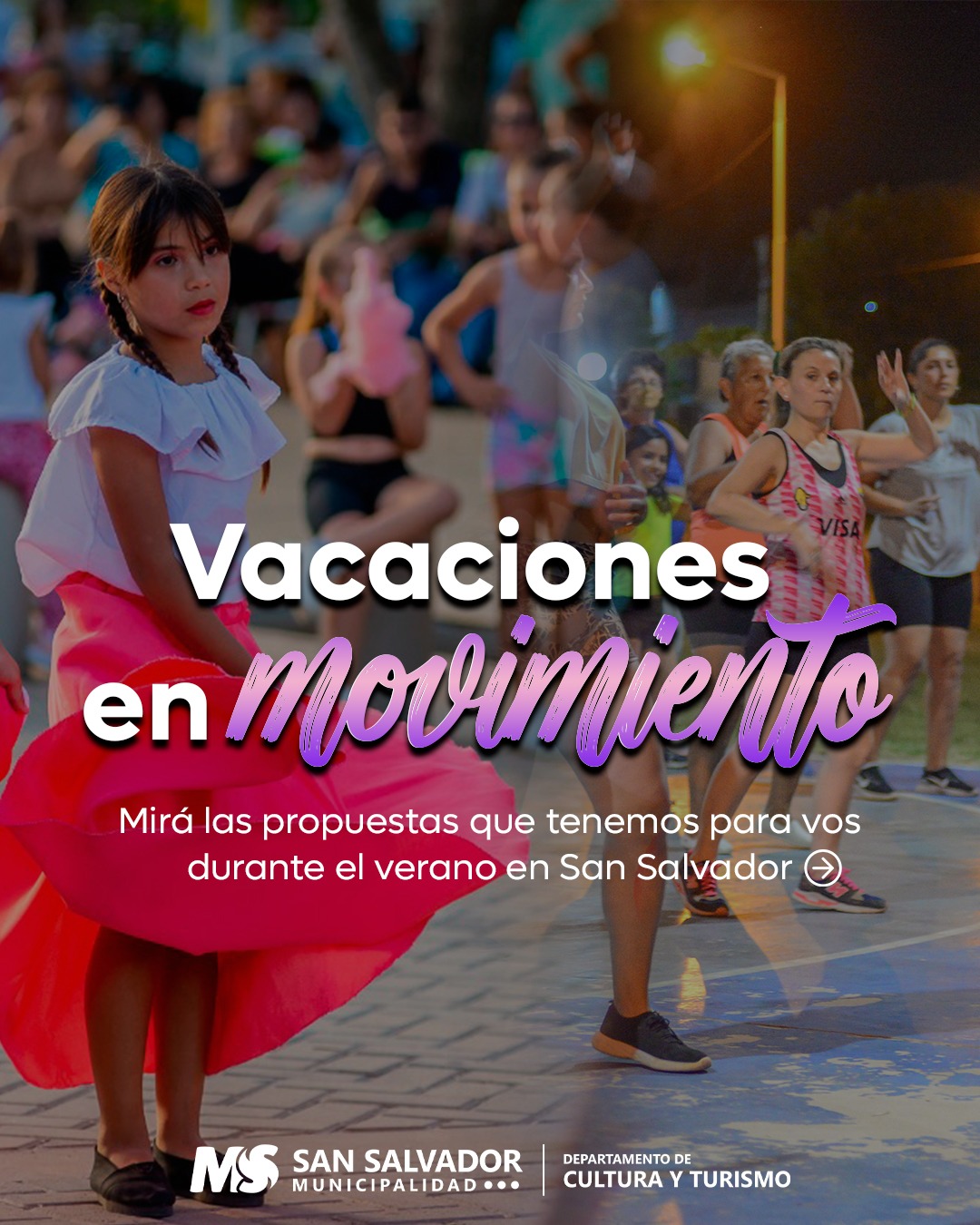 Verano en Movimiento: San Salvador suma Clases de Zumba y Folklore a su Agenda de Vacaciones