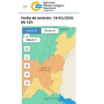 Renovaron alerta meteorológica naranja por tormentas fuertes para este jueves