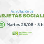 El martes se acreditan los fondos de las tarjetas sociales