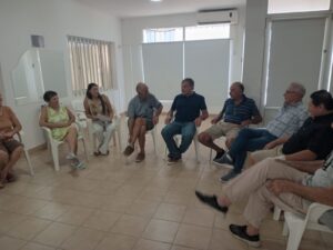 M Berthet en Centro Jubilados