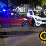 San Salvador: Colisión de dos automóviles en la intersección de Juan XXIII y Continanza