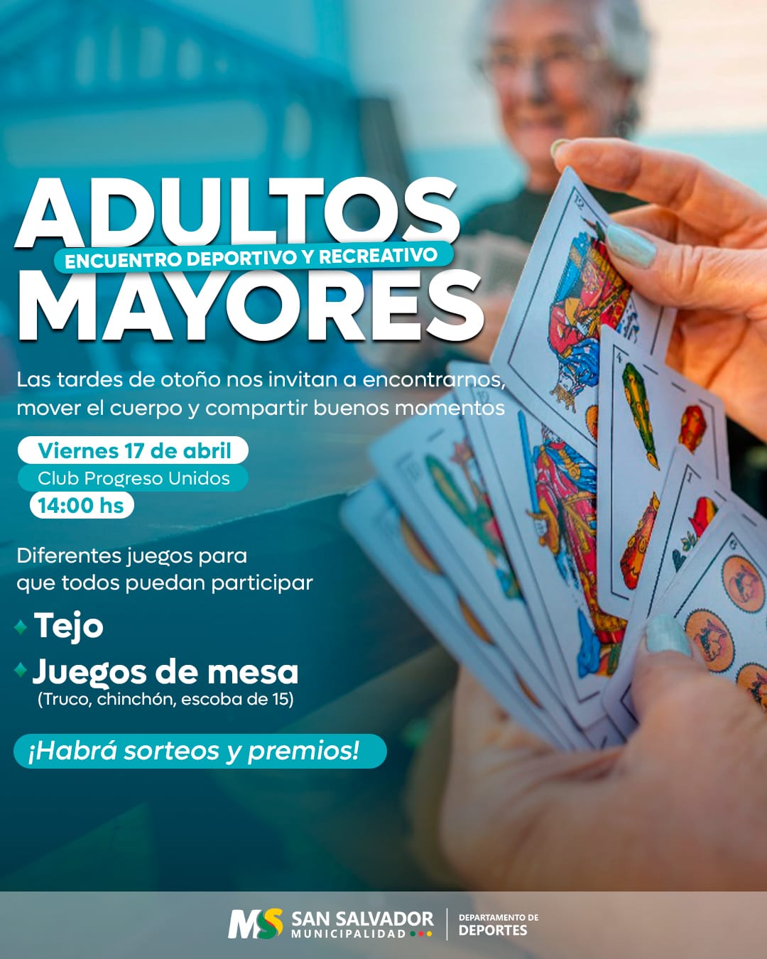 San Salvador será sede de un encuentro regional de adultos mayores en el Club Progreso