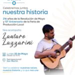 San Salvador celebra el 25 de Mayo con música en vivo y el 10° aniversario de la Feria de Producción Local