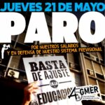 Conflicto docente: AGMER va al paro este jueves en defensa de la ley jubilatoria y el salario