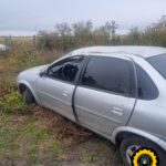 Despiste y vuelco sobre la Ex Ruta 18: Una mujer fue trasladada al hospital
