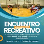 Invitan a los adultos mayores a una jornada recreativa en el Polideportivo Municipal