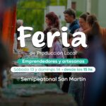 La Feria de Producción Local se instala este fin de semana en la Semipeatonal