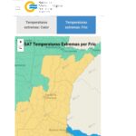 Emiten alerta amarilla por frío extremo en toda la provincia