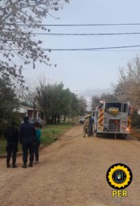 no incendio