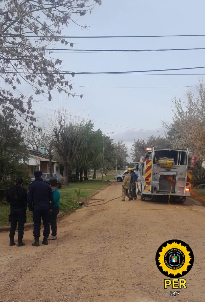 no incendio