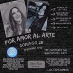 Música, lectura y solidaridad: Se viene el encuentro cultural “Por amor al arte” en San Salvador.