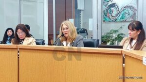 Daniela Casse en la Banca
