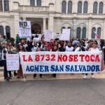 Docentes de toda la provincia marcharon en Paraná en defensa del salario y la ley previsional