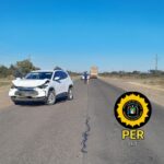 Siniestro vial en la Ex Ruta 18: colisión entre dos vehículos dejó solo daños materiales
