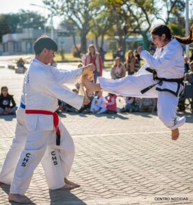clase de taekwondo