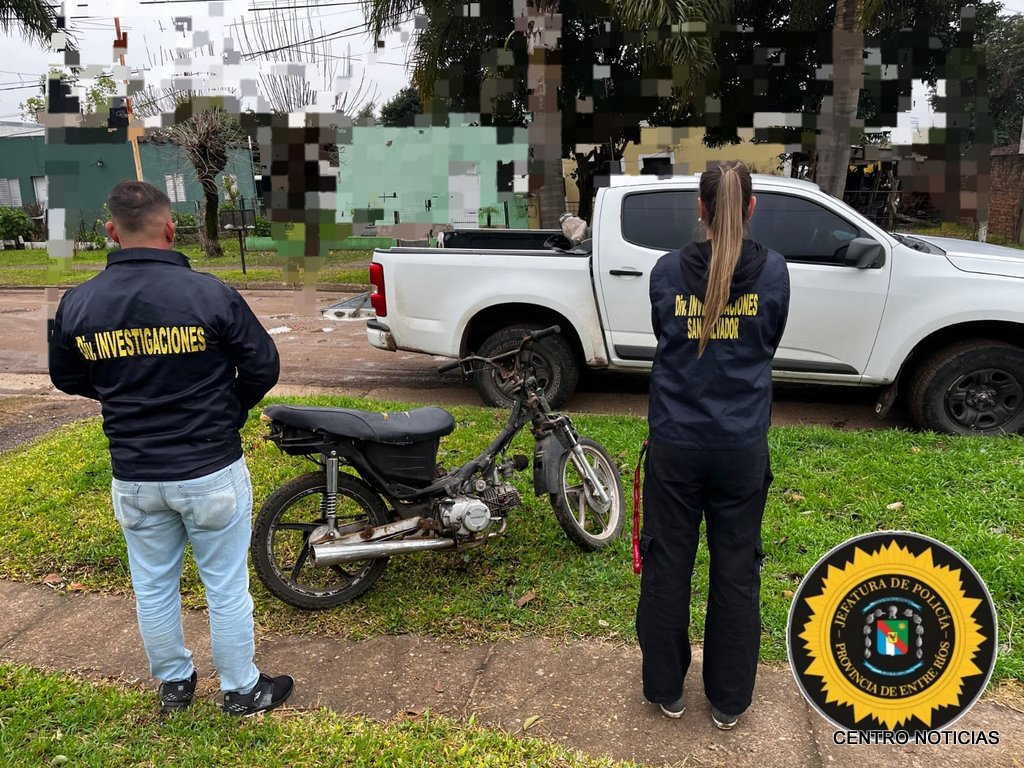 moto recuperada