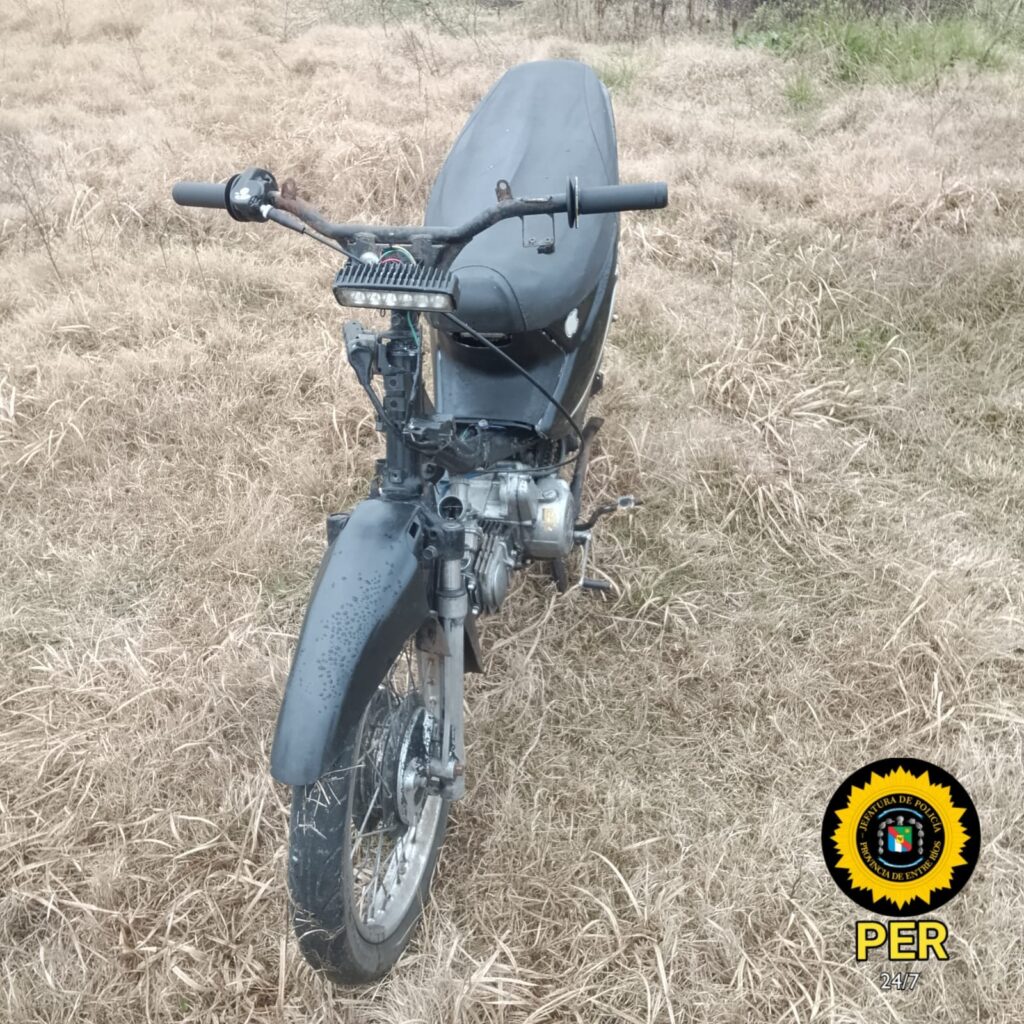 secuestran moto