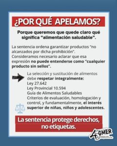 agmer apela el fallo