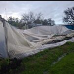 Fuerte temporal causó daños materiales en la Escuela Agrotécnica N° 155 “José Hernández” de Colonia La Perla