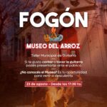 Música, historia y encuentro: este domingo se realizará un fogón cultural en el Museo del Arroz