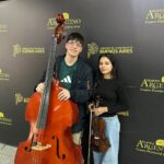 Orgullo local: un profesor y una estudiante de la Orquesta Municipal brillaron en el Teatro Argentino de La Plata