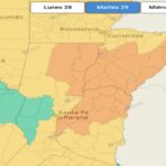 El SMN actualizó las alertas por tormentas para este lunes y martes