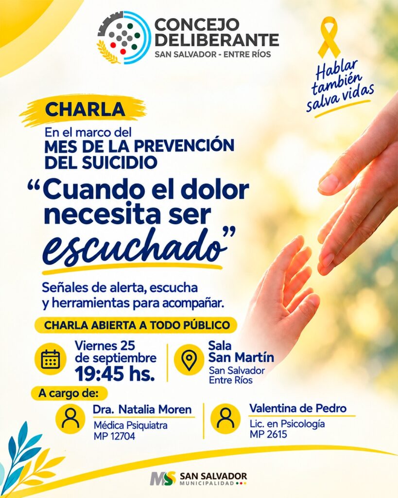 charla suicidio