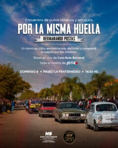 por la misma huella