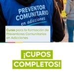Se agotaron los cupos para el Curso de Preventor Comunitario en Adicciones