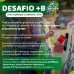 “Desafío +B”: convocan a una jornada recreativa y de reciclaje de botellas plásticas en el Parque Centenario