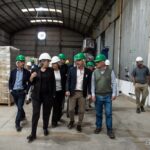 Frigerio visitó una empresa arrocera de San Salvador que amplía su capacidad productiva con financiamiento del CFI