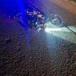 Un motociclista colisionó contra un ciervo sobre la Ruta 18: solo sufrió lesiones leves