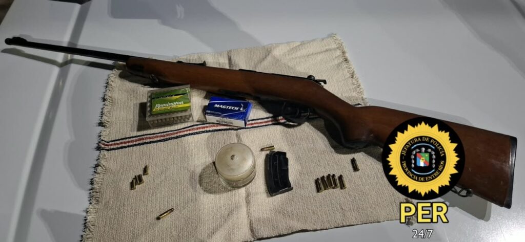 arma secuestrada