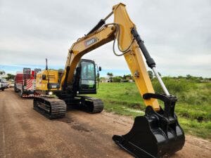 excavadora sobre orugas